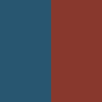 Berry Blue/Cayenna Red