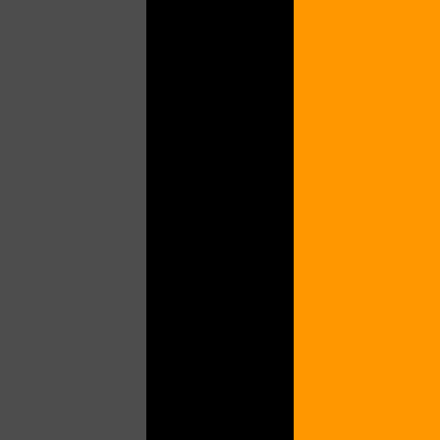 Dark Gray/Black-Brilliant Orange