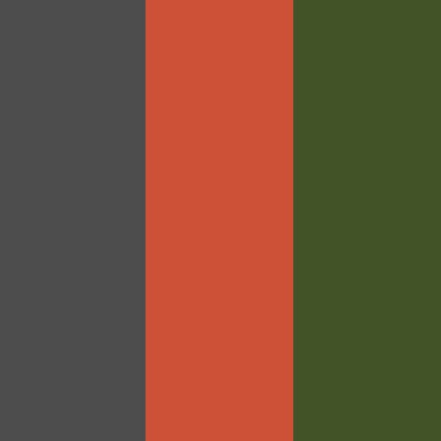 Dark Gray/Fiery Red-Dark Green