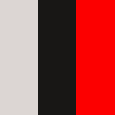 Ivory/Ligh Black-Red