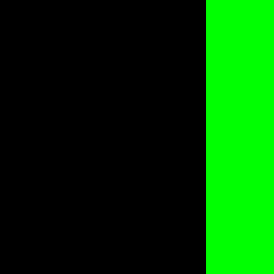 Black/Green Fluo