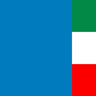 Electric Blue/Tricolore