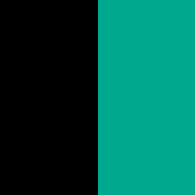 Black/Bora Green