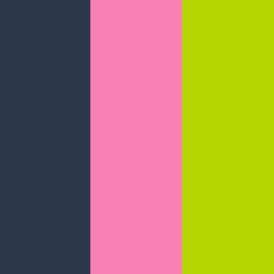 Savile Blue/Pink-Electric Lime