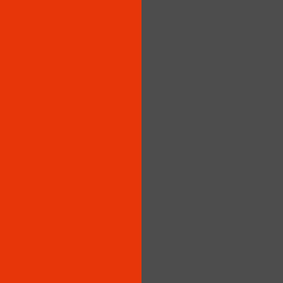 Fiery Red/Dark Gray