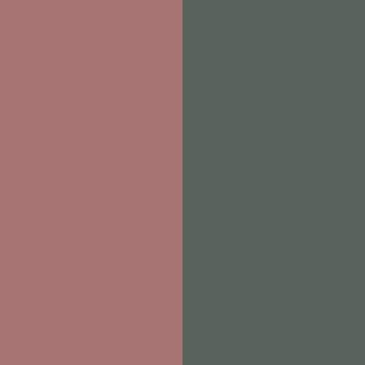 Dusty Red Olive Green