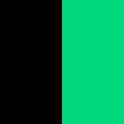 Black Matt/Green