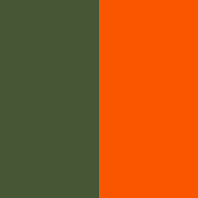 Olive Green Matt/Orange